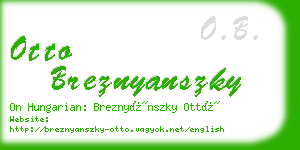 otto breznyanszky business card